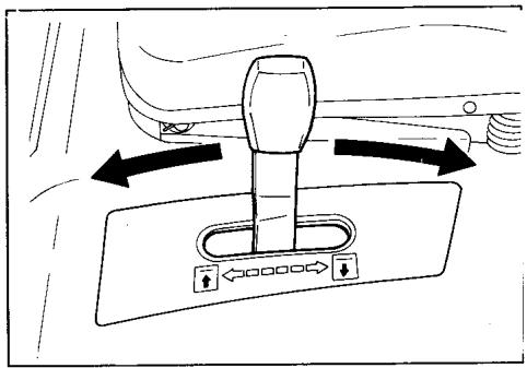 ISEKI TONDEUSE AUTOPORTEE SG15 - COMMANDE DE RELEVAGE - 1
