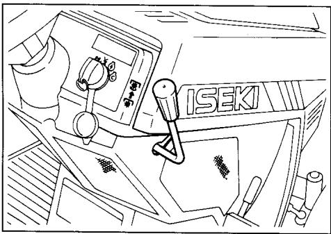 ISEKI TONDEUSE AUTOPORTEE SG15 - CONTROLE DES DISPOSITIFS DE SECURITE DE DEMARRAGE - 1