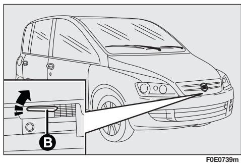 FIAT MULTIPLA II - Pour refermer le capot moteur: - 2