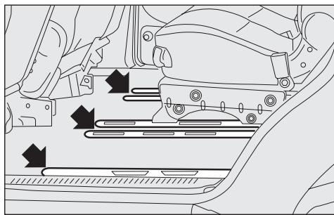 FIAT MULTIPLA II - Déplacement des sièges arrêté. - 4