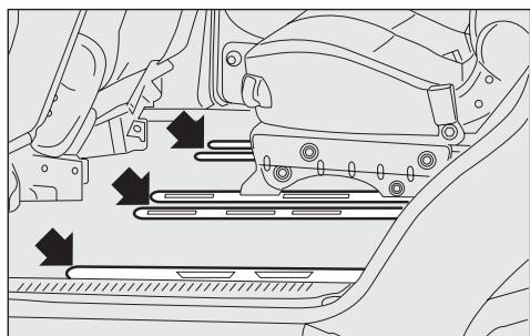 FIAT MULTIPLA II - Déplacement des sièges - 2