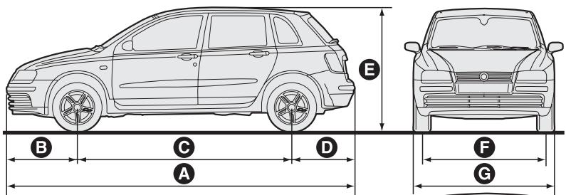 FIAT STILO - Volume du coffre à bagages - 1