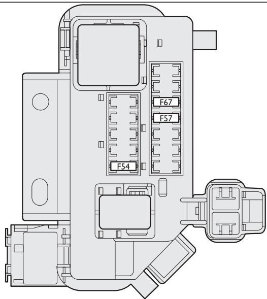 FIAT STILO - Centrale compartment porte-bagages fig. 65 - 3