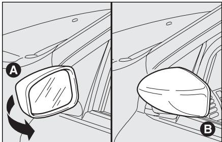 FIAT STILO - Rabattement manuel du rétroviseur - 3