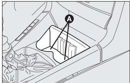 FIAT STILO - Rangement de la tablette (à la suite du décrochage) - 1