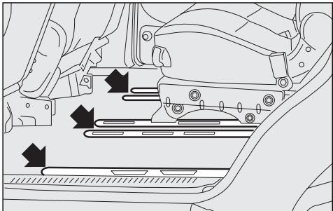 FIAT MULTIPLA 2006 - Déplacement des sièges arrêté. - 4
