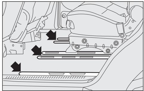 FIAT MULTIPLA 2006 - Déplacement des sièges - 2