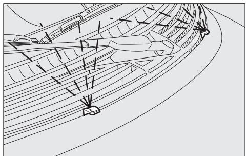 FIAT MULTIPLA 2006 - Remplacement du balai de l'essuie-lunette - 3