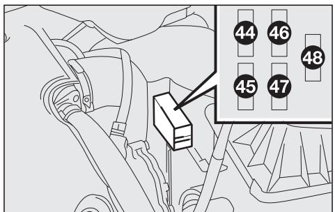 FIAT MULTIPLA 2006 - Fusibles de protection générale (MAXI-FUSE) - 1