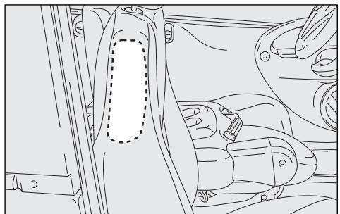 FIAT MULTIPLA 2006 - DESACTIVATION MANUELLE DE L'AIR BAG AVANT COTE PASSAGER - 3