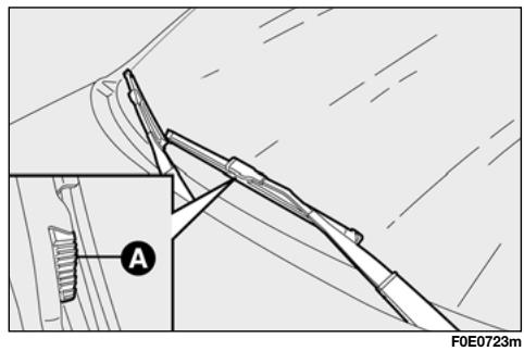 FIAT MULTIPLA 2006 - Remplacement du balai de l'essuie-lunette - 1