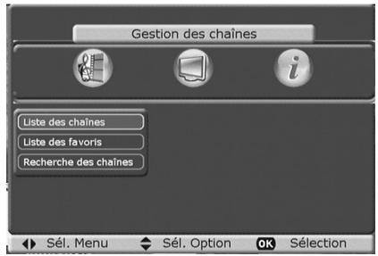 CGV PREMIO PVR-D80 - Menus (interface graphique utilisateur - OSD) - 1