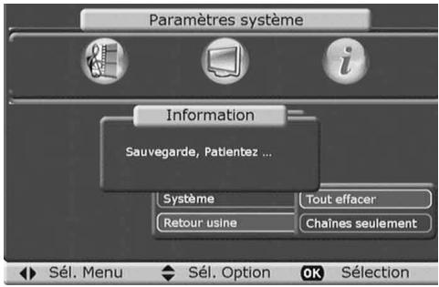 CGV PREMIO PVR-D80 - Tout effacer - 2