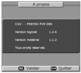 CGV PREMIO PVR-D80A - À propos - 1