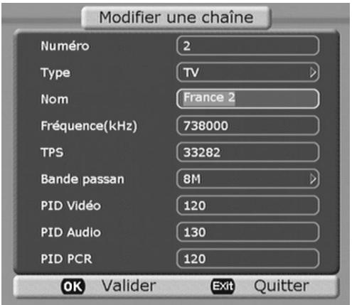 CGV PREMIO PVR-D80A - Opérations sur les chaînes - 1