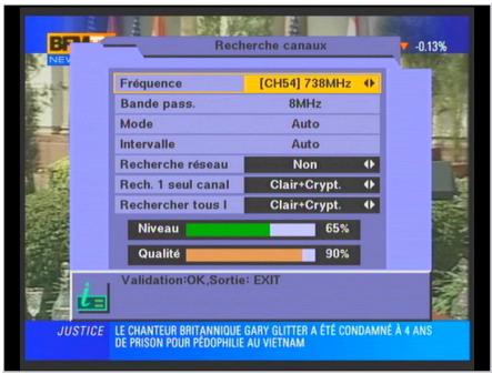 CGV PREMIO DT3 - «Fréquence TP» : choix du canal vhf/uhf - 3