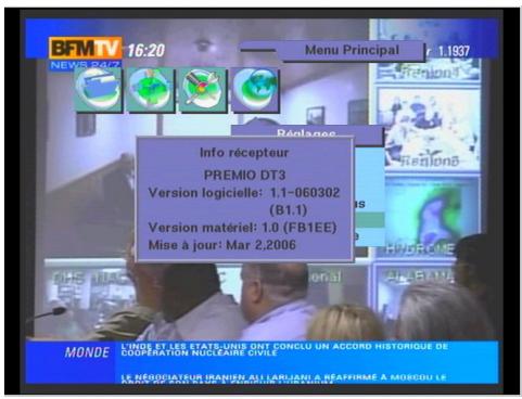 CGV PREMIO DT3 - «Information récipeur - 1