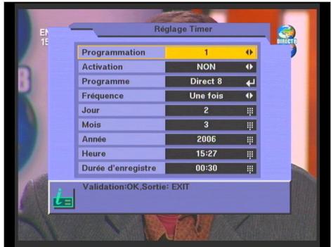 CGV PREMIO DT3 - «Réglage timer - 1