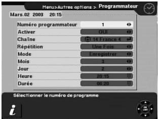 CGV PREMIO HD-W - Guide des programmes (EPG) - 2