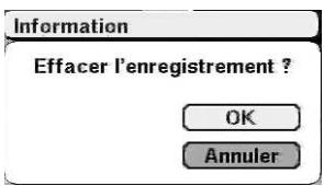 CGV PREMIO HD-W - L'enregistrement est alors définitivement effacé et disparaît de la liste. - 3