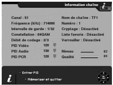 CGV PREMIO HD-W - Bandeau d'information - 2
