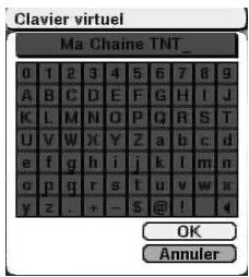 CGV PREMIO HD-W - 'Gestion des chaînes': renommer une chaîne TNT - 1