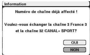 CGV PREMIO HD-W - 'Gestion des chaînes': renuméroter une chaîne TNT - 2