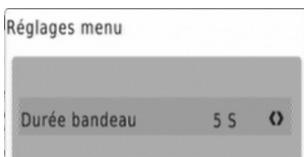 CGV PREMIO HD-W3 - Paramètres utilisés/réglages menu - 1