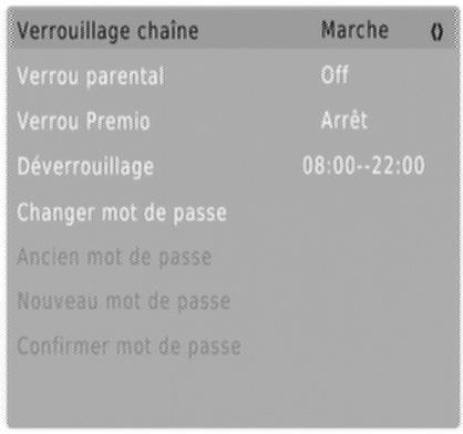 CGV PREMIO HD-W3 - Contrôle parental - 1