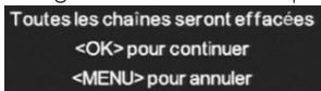 CGV PREMIO NOMAD - Recherche automatique des chaînes - 1