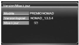 CGV PREMIO NOMAD - Version du logiciel interne - 1