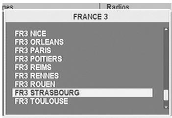 CGV PREMIO SAT HD-W - Choix d'une declinaison régionale de France 3 - 1