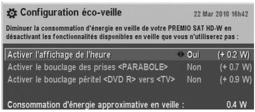 CGV PREMIO SAT HD-W - Eco-voie (fonction économique d'énergie) - 1