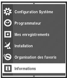 CGV PREMIO SAT HD-W - Description des menus - 1