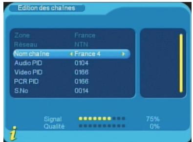 CGV PREMIO ST1UW - Changer le nom d'une chaîne - 1