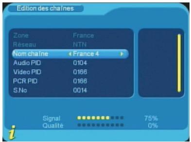 CGV PREMIO ST1UW - Changer le numéro d'une chaîne - 1