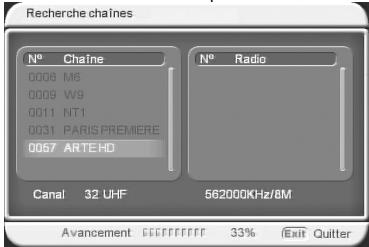 CGV PREMIO ST3 - Sous-menu "Installation / Recherche auto - 1