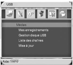 CGV PREMIO ST3 - Menu "USB - 1