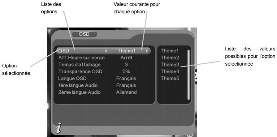 CGV PREMIO ST4W - Utilisation des sous-menus de configuration - 1