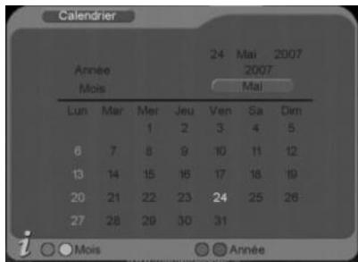 CGV PREMIO ST4W - Pour utiliser le calendrier : - 1