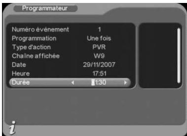 CGV PREMIO ST4WH - Enregistrement différé à l'aide de l'EPG - 1