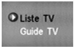 CGV ST2U - Menu «TV - 1