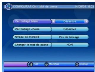 CGV PREMIO ST2U - Configuration\verrouillage - 1