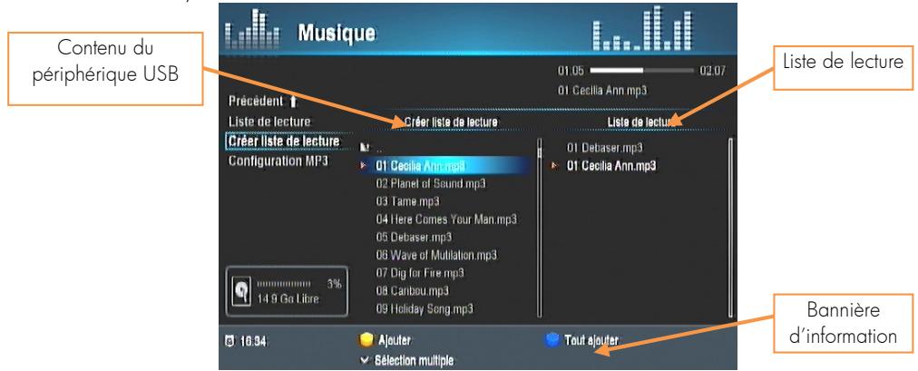 CGV 70009 E-FRANSAT HD-W - Lecture fichier audio MP3 - 1