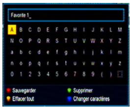CGV 70009 E-FRANSAT HD-W - Utilisation du clavier virtuel - 2