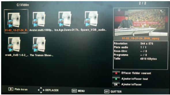 CGV APOLLO L22W11 - Pour lire uniquement certaines vidéos: - 1