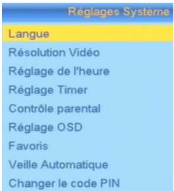 CGV ETIMO 1T - Menu Réglages Système - 2