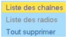 CGV ETIMO 1T - Menu Édition des chaînes - 2