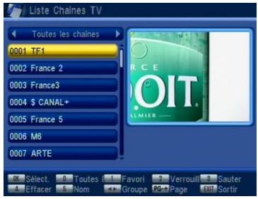 CGV PREMIO STL - Chaînes liste chaînes TV - 1