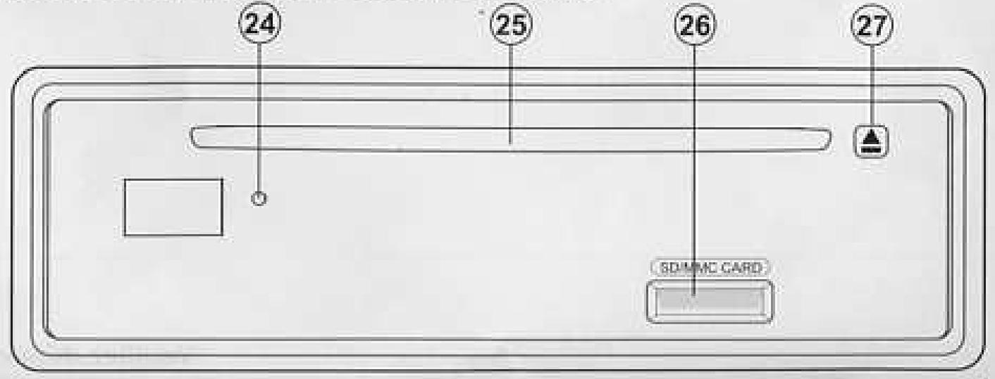 LIFETEC LT80600 - Lecteur CD/lecteur de cartes (sans le panneau de commande) - 1